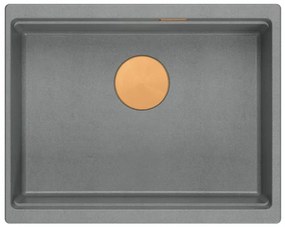 gránit mosogató Logan 100 Grey Metallic