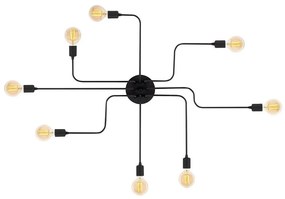 Felületre szerelhető csillár TRUVA 8xE27/40W/230V