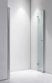 Stuxi Verona Big 140 cm széles kétszárnyú csukló zuhanyajtó, 6 mm vízlepergető üveggel, króm profillal