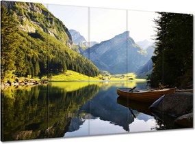 Vászonkép 100x70 Hegyi tó