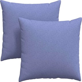 vidaXL Kanapé párnák 2 pcs Farmerkék 60 x 60 cm szövet