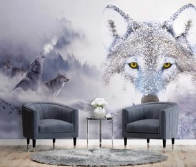 Gario Fotótapéta Farkasok télen Anyag: Vlies, Méret: 100 x 70 cm