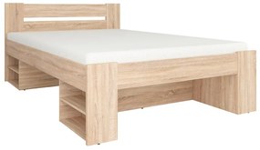 Franciaágy 140 cm Nepo Plus 13 (szonoma tölgy) . 1098327