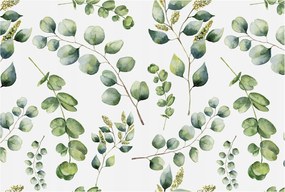 Dekoratív fotótapéta az irodába Zöld levelek 104x70 Ragasztó