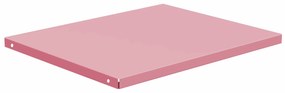 Fém polc ALEX szekrényhez, 448 x 360 x 20 mm, Fresh Style: púderrózsaszín