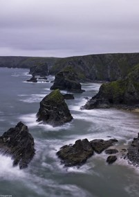 Poszter 21x29,7cm Bedruthan Steps, Assaf Frank