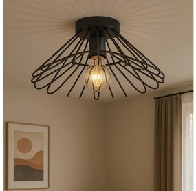 ONLI - Mennyezeti lámpa DUCCIO 1xE27/22W/230V átm. 60 cm fekete