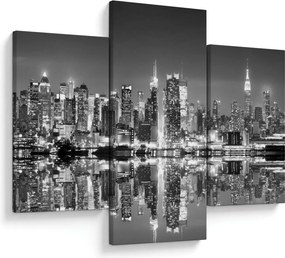 Kép - New York, fekete-fehér (90x60 cm)