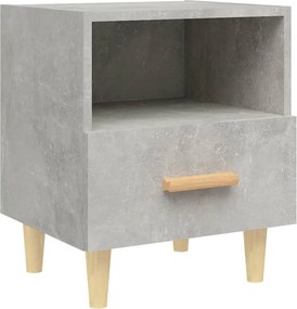vidaXL betonszürke éjjeliszekrény 40x35x47 cm