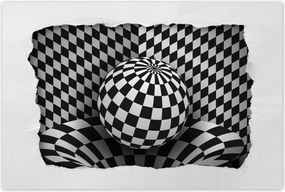 Poszterek 120x80 Absztrakt fekete-fehér