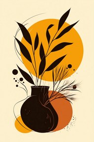 Poszter 61x91,5cm Aranyszem mező