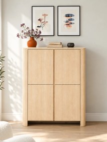 Sorrenti magas komód 103 cm – vicenza tölgy