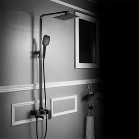 Zuhanyszett REA Fort black mat