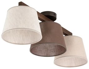 Brilagi - LATTE SABIA felületre szerelhető mennyezeti csillár 3xE27/15W/230V fenyő/mix