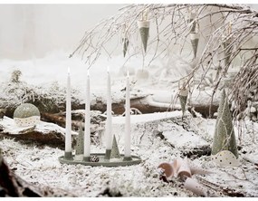 Cone zöld kerámia függő dekoráció, magasság 14,5 cm - Kähler Design