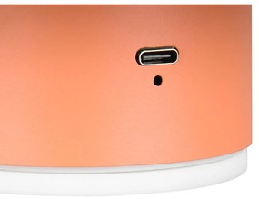 Narancssárga USB LED fali lámpa Davey – Trio