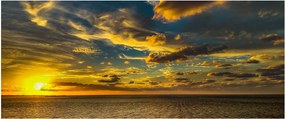 Naplemente a tengeren (120x50 cm)
