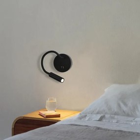 Brilagi - LED Rugalmas fali lámpa MAYA LED/3W/230V 4000K fekete