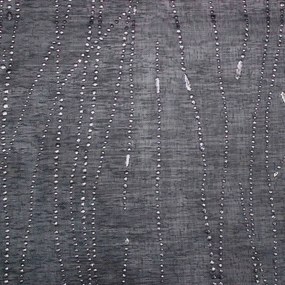 Antracitszürke átlátszó függöny szett 2 db-os 70x200 cm Filiane – douceur d'intérieur