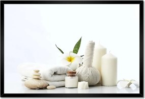Poszter keretben 60x40 Spa illatos gyertya