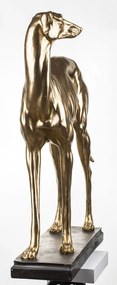 Bond design nude méretű agár kutya asztaldekoráció talpon 65x40x16cm