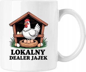 Helyi bögre tojás kereskedő mém vicc 1 Fehér 330ml