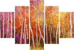 Egy kép egy színes erdőről (150x105 cm)