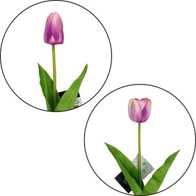 Művirág TULIP 54 cm - több színben Termék színe: Rózsaszín