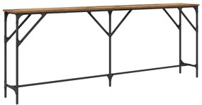 Konzolasztal Régi Fa 200x29x75 cm MDF