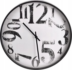 Bolzano modern falióra fehér-fekete nappaliba 50,6 cm