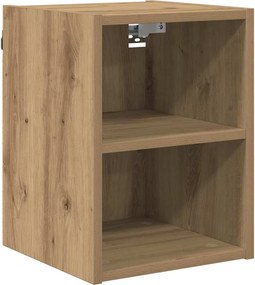 vidaXL Függő szekrény Artisan tölgy 30 x 29,5 x 40 cm Faanyag