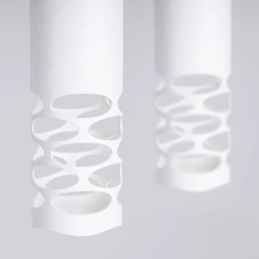 Sollux SL.1692 - Csillár zsinóron LIRO 2xGU10/10W/230V fehér