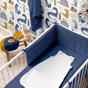 Gumis muszlin gyerek lepedő babaágyhoz 70x140 cm – Bébé Douceur