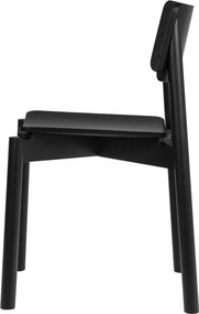 Fekete rakásolható étkezőszék Wem – noo.ma