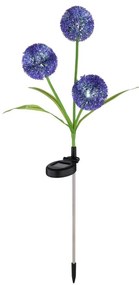 Globo 33599P - LED Napelemes lĂĄmpa SOLAR 3xLED/0,06W/3V 5000K IP44 lila