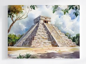 Vászonkép Canvas Történelem Mexikó Piramis Maják Templom 80x60