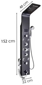 Aquapro hidromasszázs zuhanypanel