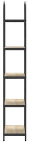 Könyvespolc sonoma tölgy 60 x 30 x 183 cm Faanyag