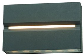 ZAMBELIS-E272 Grafit Színű Kültéri Fali Lámpa LED 15W IP54