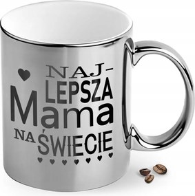 Bögre Ezüst Elegáns A Világ Legjobb Anyukája Születésnapi Ajándék Mikulás