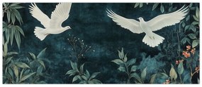 Kép - Két galamb (120x50 cm)