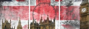 Kép - London (órával) (90x30 cm)