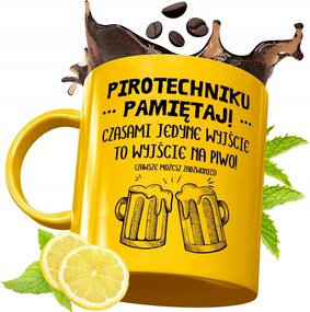 Arany Prémium Bögre Pirotechnika Ajándék Nyomtatott Fotóval