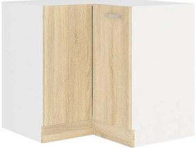 Sarok alsó konyhaszekrény Sylrona 89 x 89 DN 1F BB (sonoma tölgy + fehér). 1032963