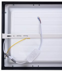 LED Panel LED/36W/230V 4000K 30x60 cm fekete