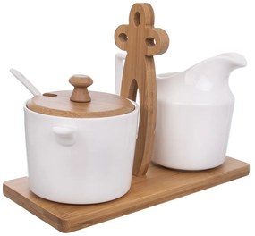 Porcelán cukortartó és tejkiöntő Whiteline - Orion