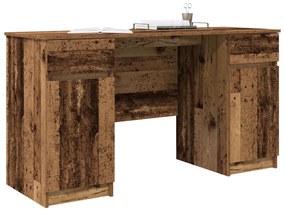 Íróasztal Régi Fa 140x49x76 cm Mérnöki Fa