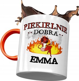 Narancssárga Bögre Emma Feleség Barátnő Nyomtatott Fotóval