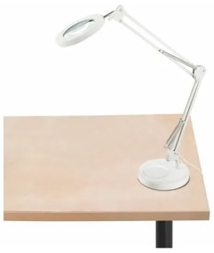 Extol - LED Dimmelhető asztali lámpa nagyítóval LED/8W/5V 2900/4500/7500K fehér