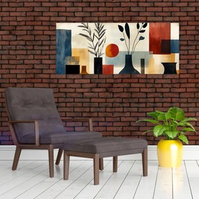 Kép - Kubista vázák (120x50 cm)